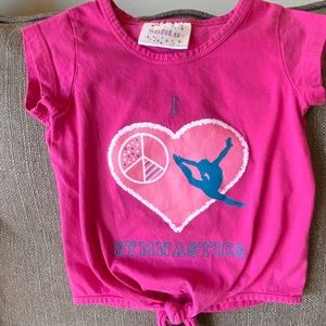 Toddler girls Gymnastics shirt 3T XXS